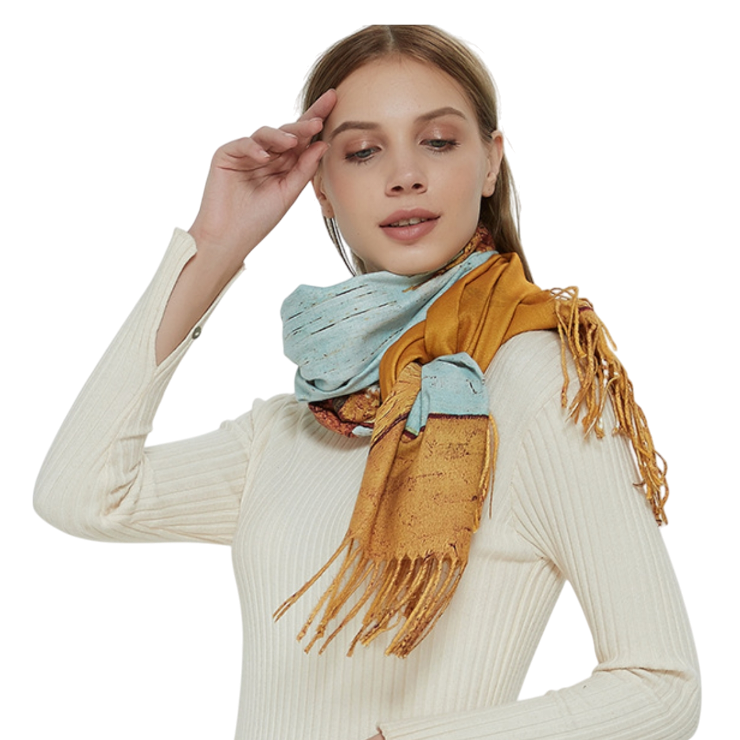 Van Gogh's Sunflowers – Printed Artist Scarf