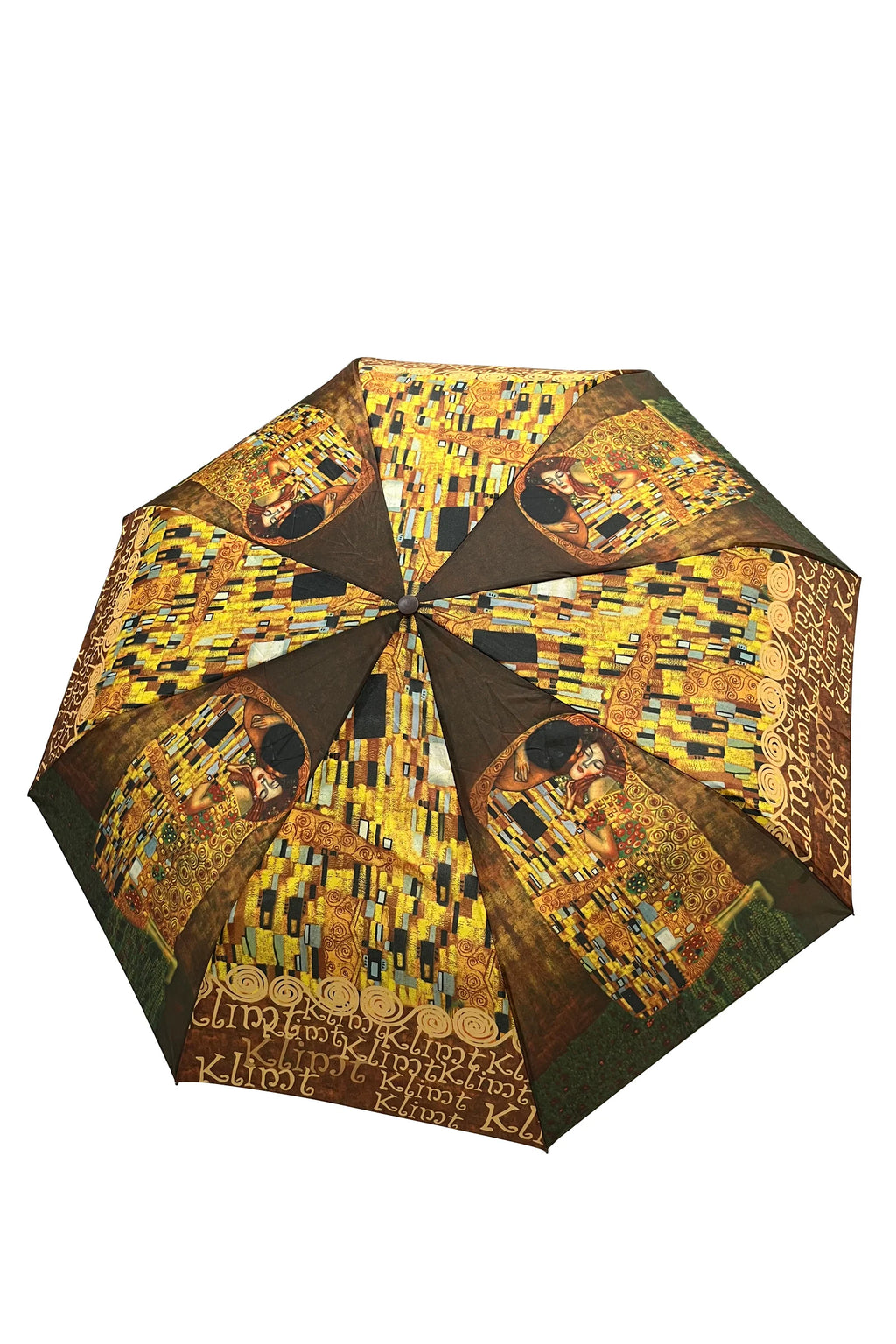 Klimt The Kiss Print Umbrella – Short Automatic Umbrella with travel case