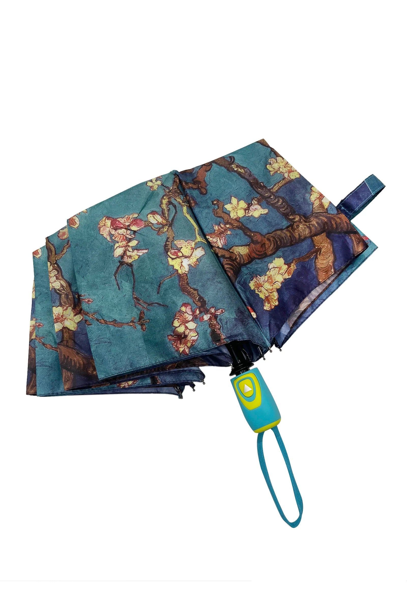 Van Gogh Almond Blossom Print Umbrella – Short Automatic Umbrella