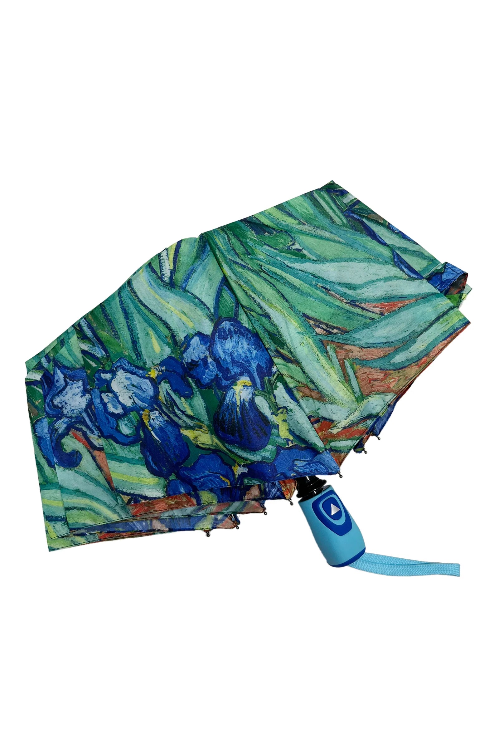 Van Gogh Irises Print Umbrella – Short Automatic Umbrella