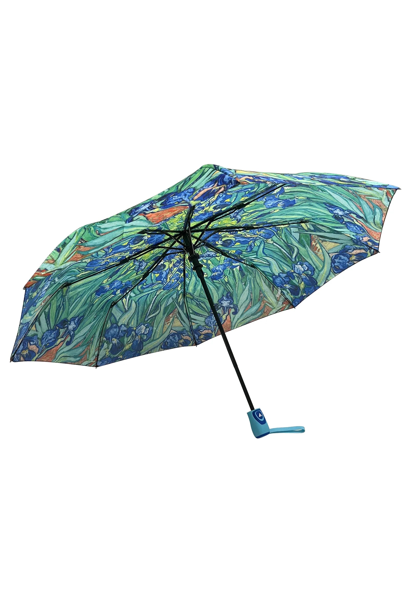 Van Gogh Irises Print Umbrella – Short Automatic Umbrella