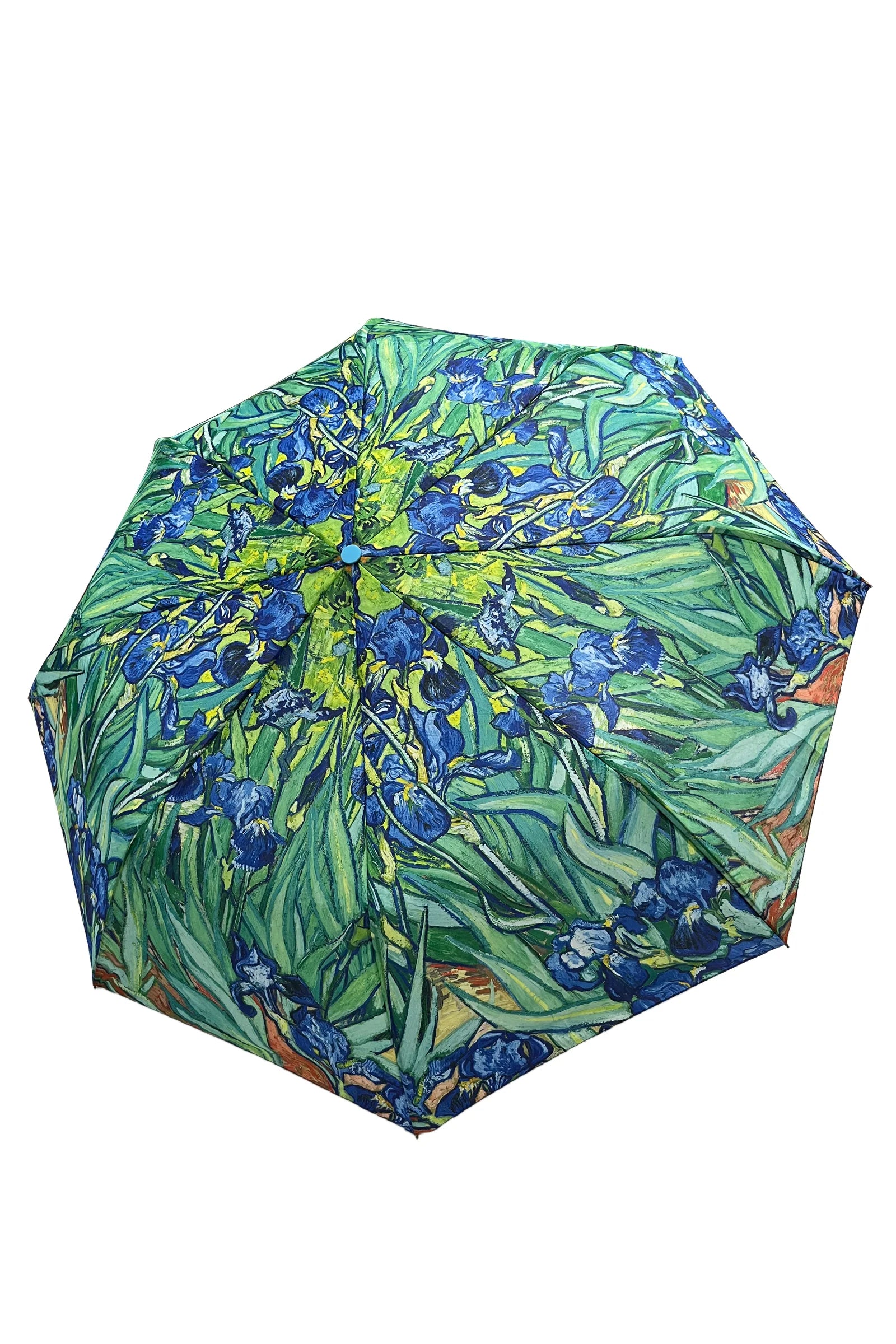 Van Gogh Irises Print Umbrella – Short Automatic Umbrella