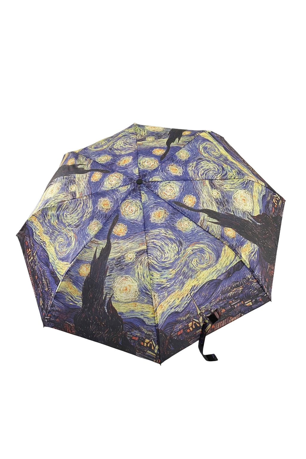 Van Gogh Starry Night Print Umbrella – Short Automatic Umbrella