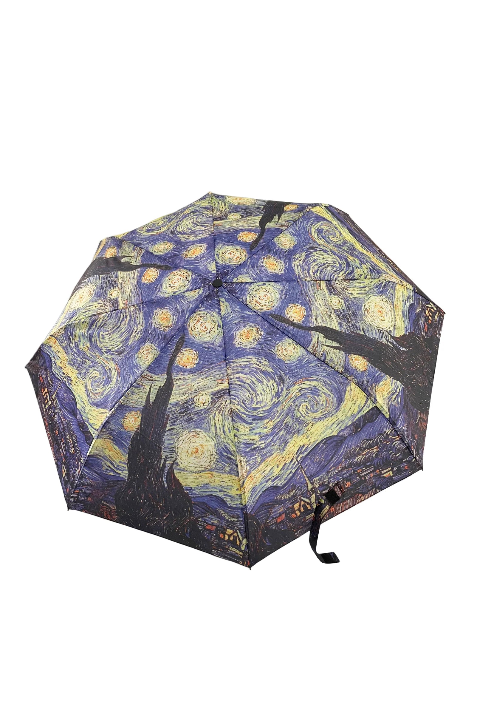 Van Gogh Starry Night Print Umbrella – Short Automatic Umbrella
