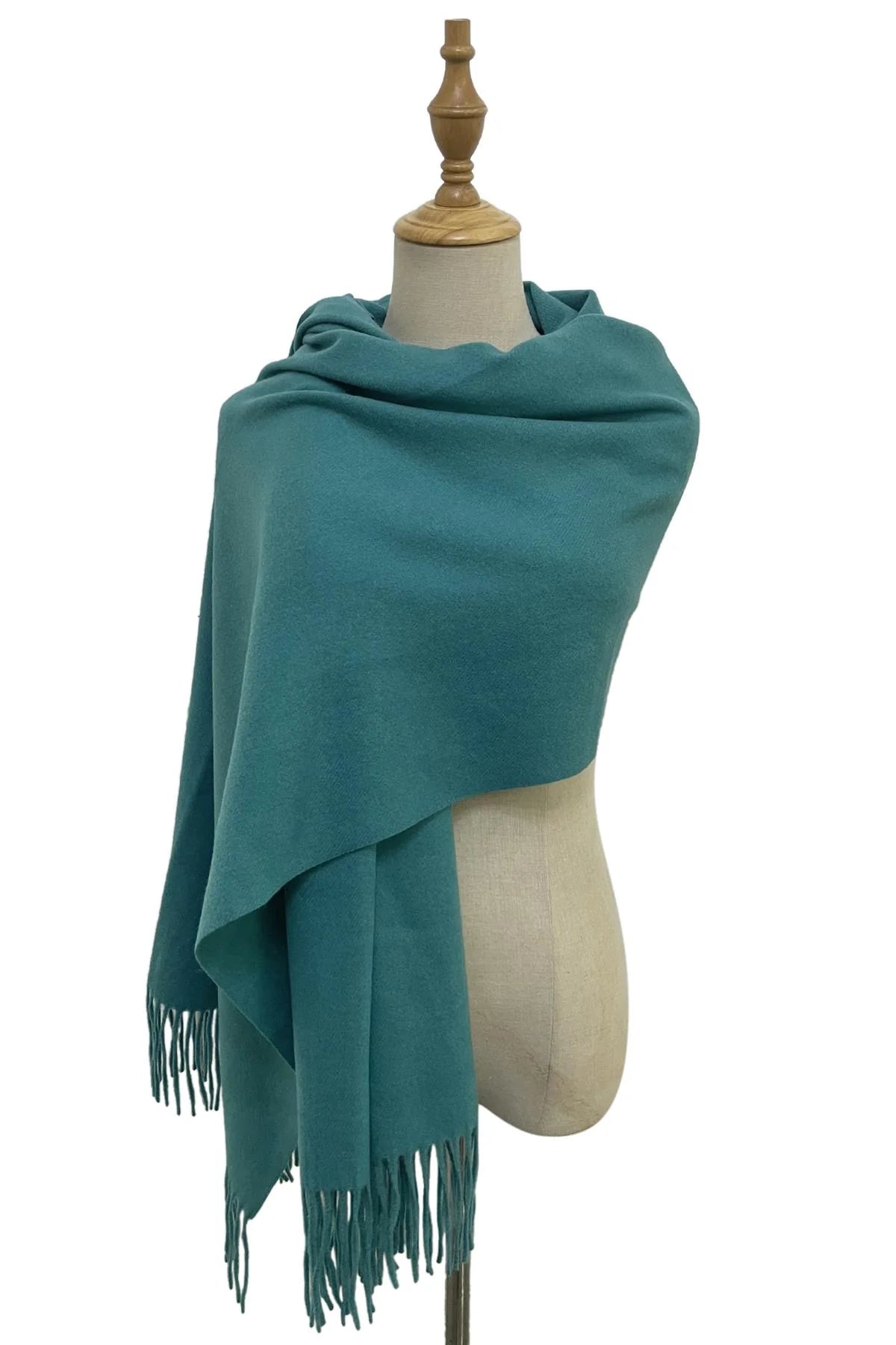 Super Soft Plain Classic Cashmere Scarf – Teal