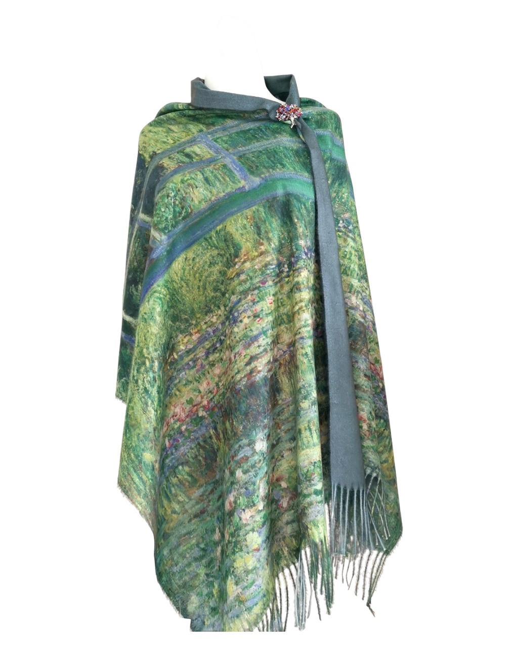 Van Gogh's The Japanese Footbridge – Printed Artist Scarf