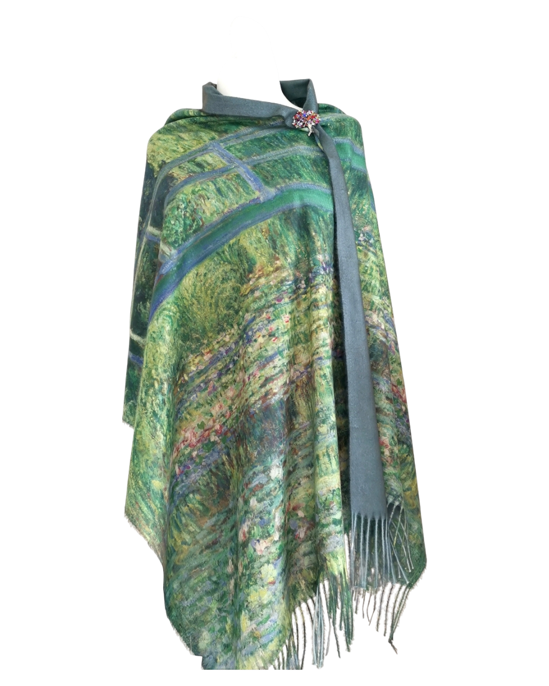 Van Gogh's The Japanese Footbridge – Printed Artist Scarf