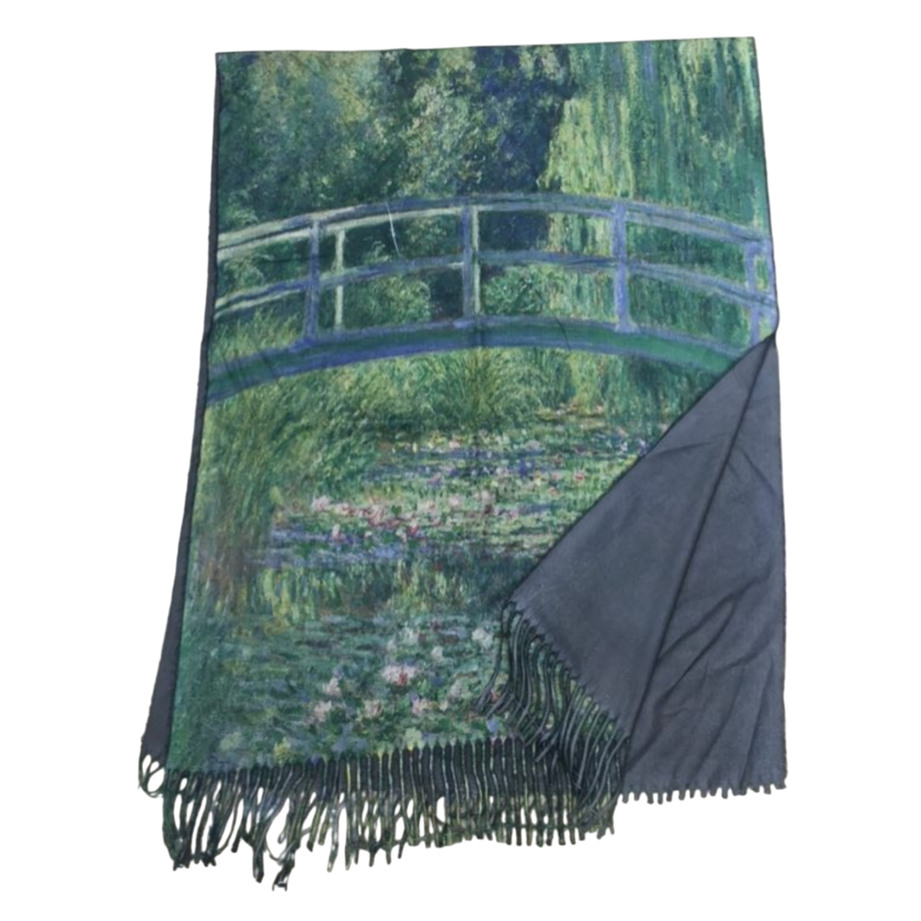 Van Gogh's The Japanese Footbridge – Printed Artist Scarf