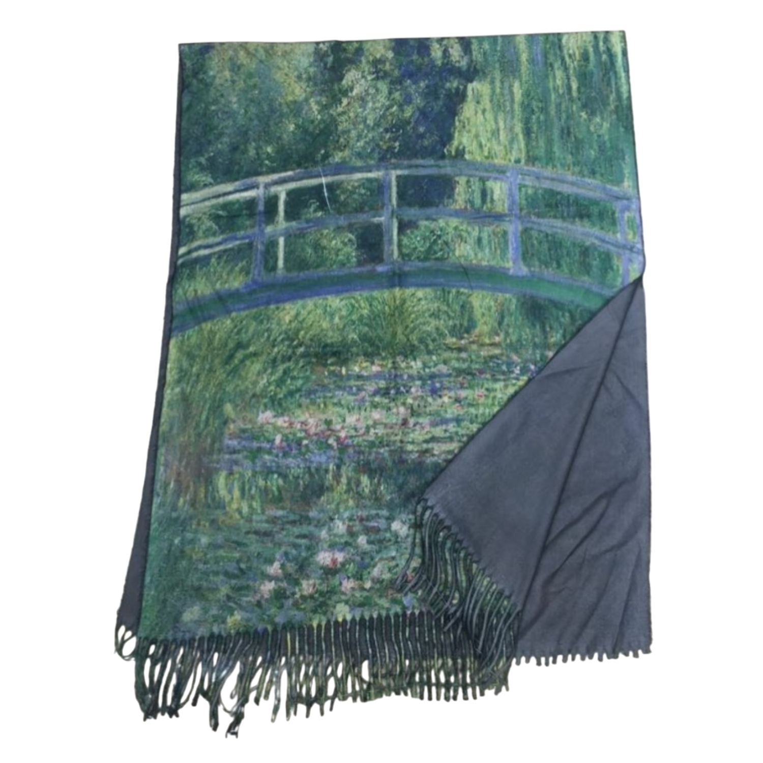 Van Gogh's The Japanese Footbridge – Printed Artist Scarf