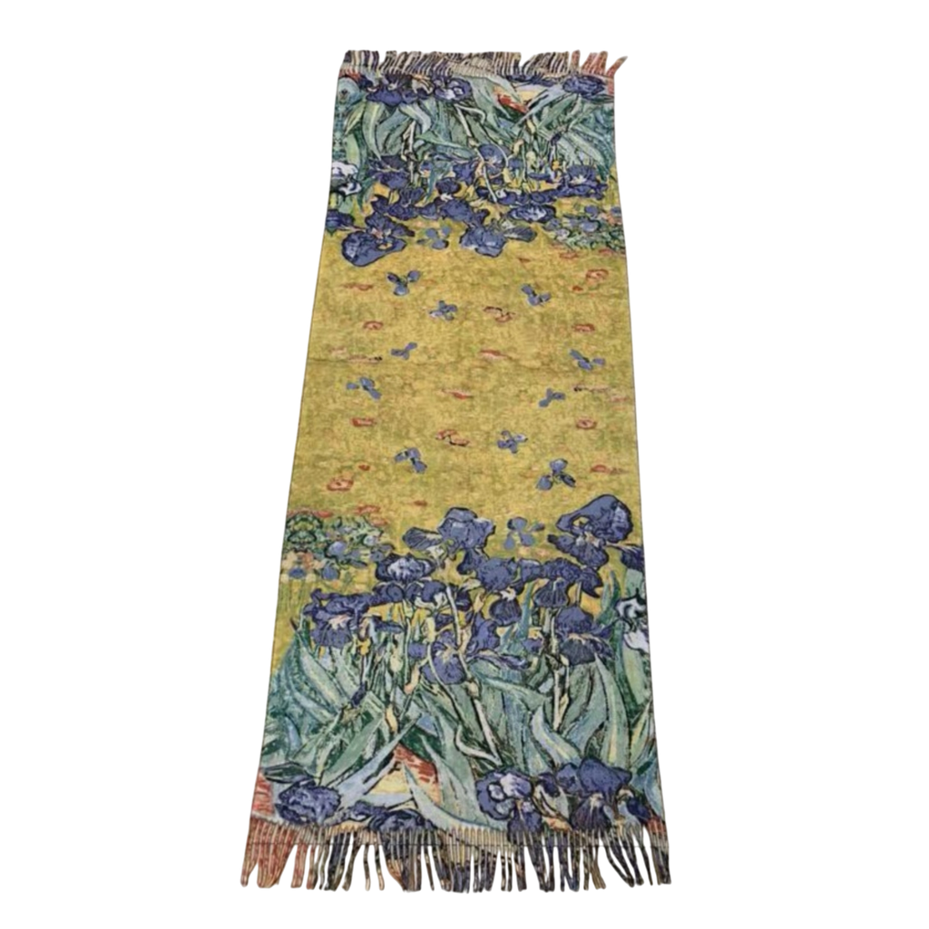 Van Gogh's Irises – Printed Artist Scarf