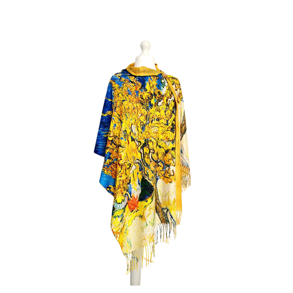 Klimt's Tree of Life – Printed Artist Scarf