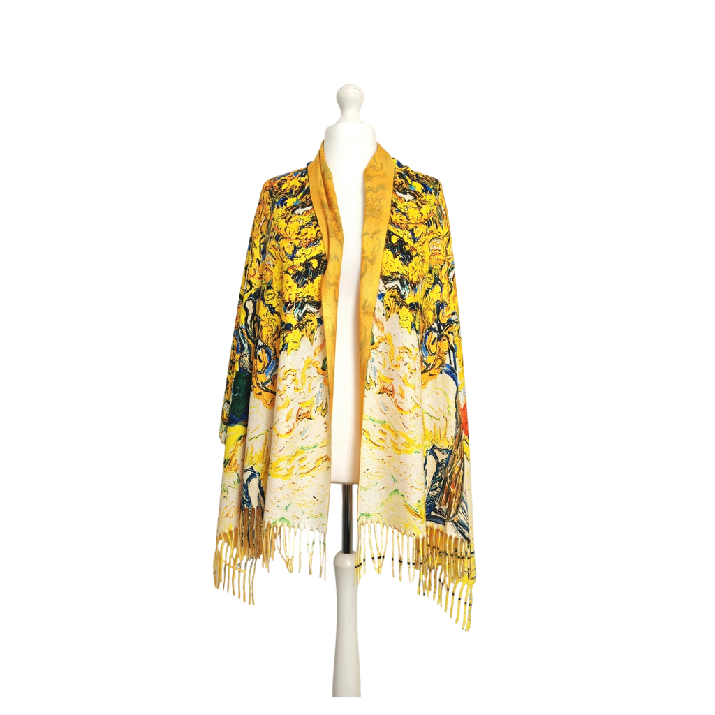 Klimt's Tree of Life – Printed Artist Scarf