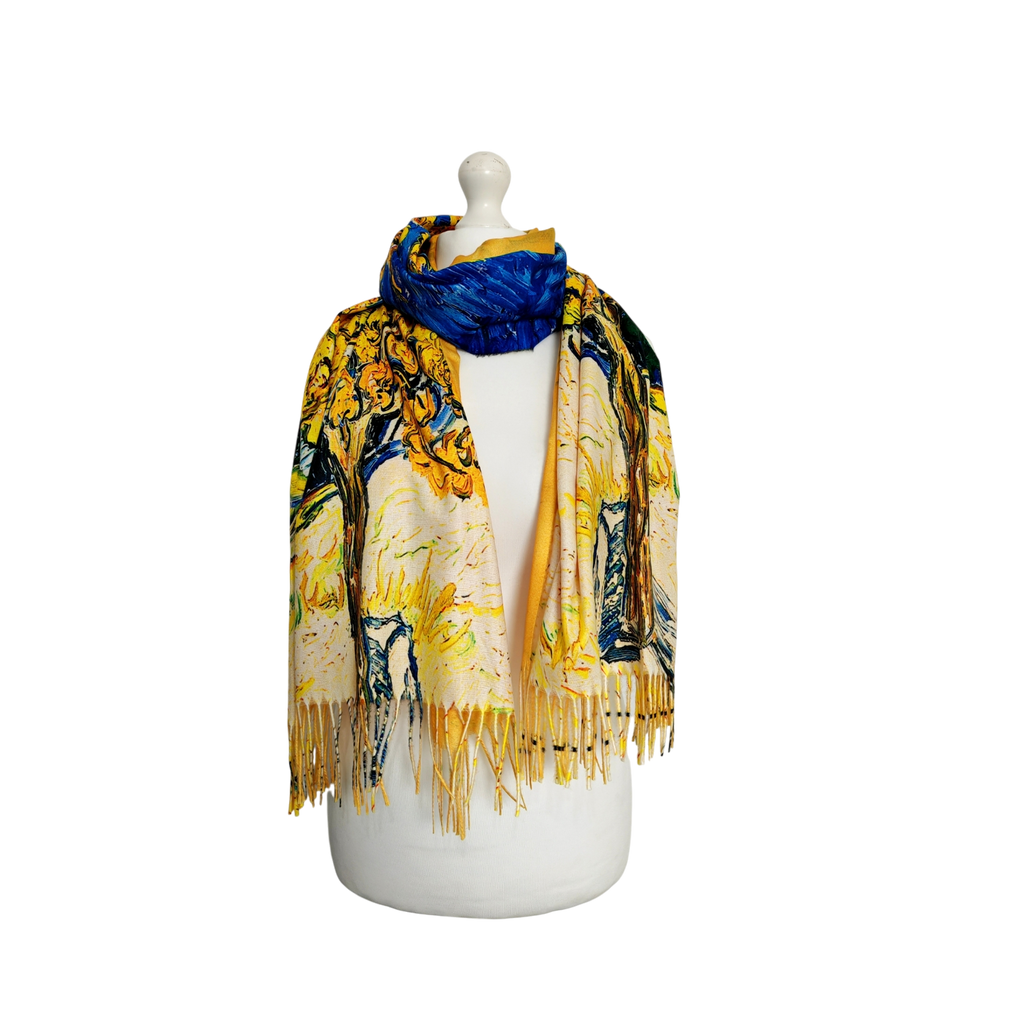 Klimt's Tree of Life – Printed Artist Scarf