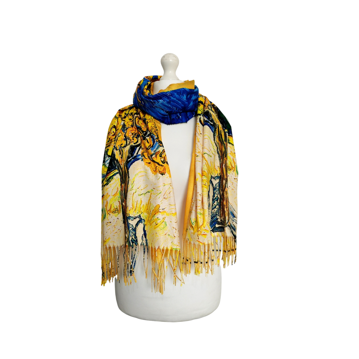 Klimt's Tree of Life – Printed Artist Scarf