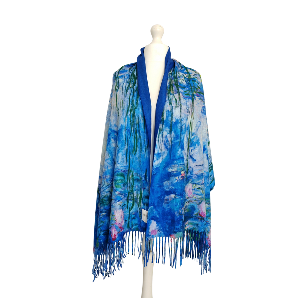 Monet's Water Lilies  – Printed Artist Scarf
