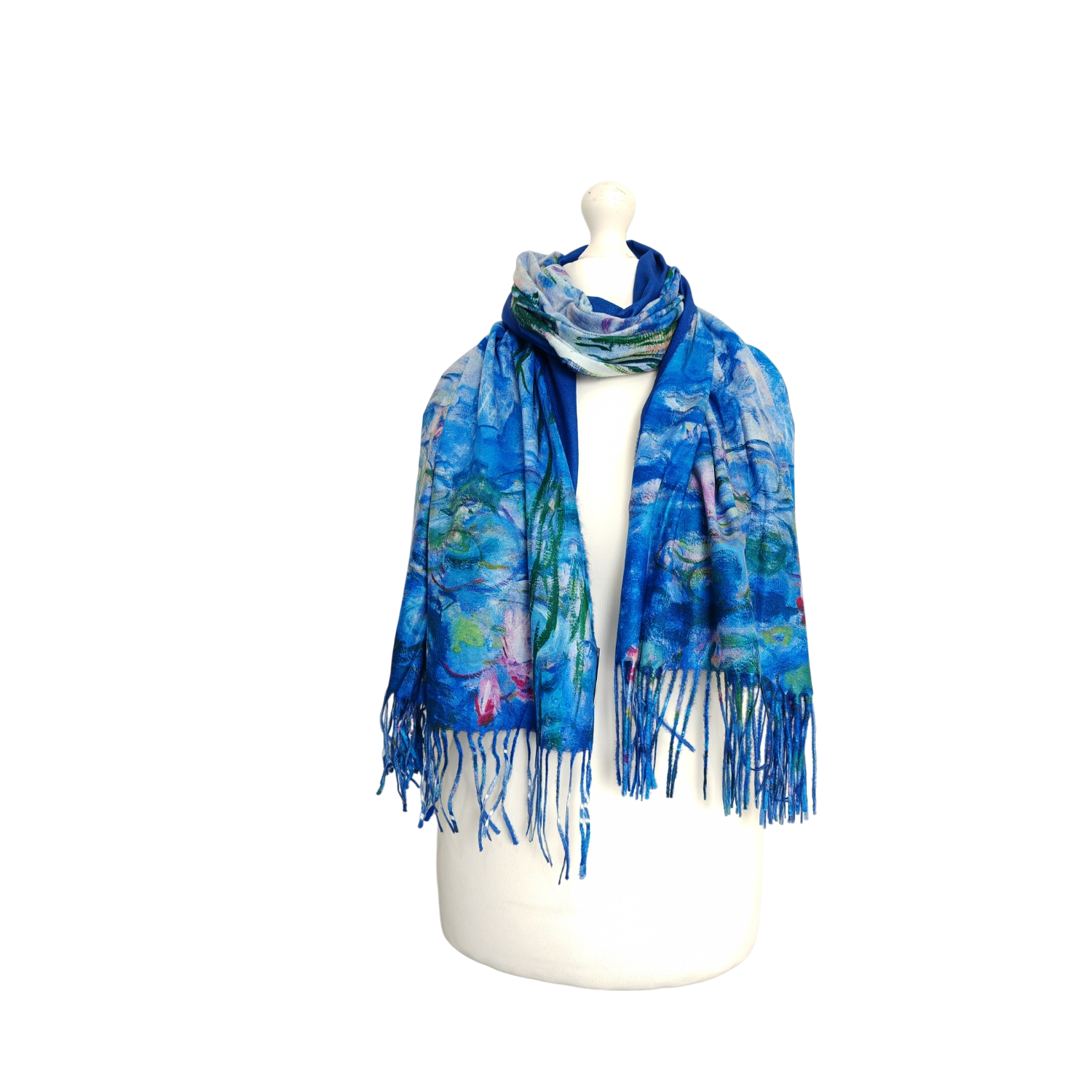 Monet's Water Lilies  – Printed Artist Scarf