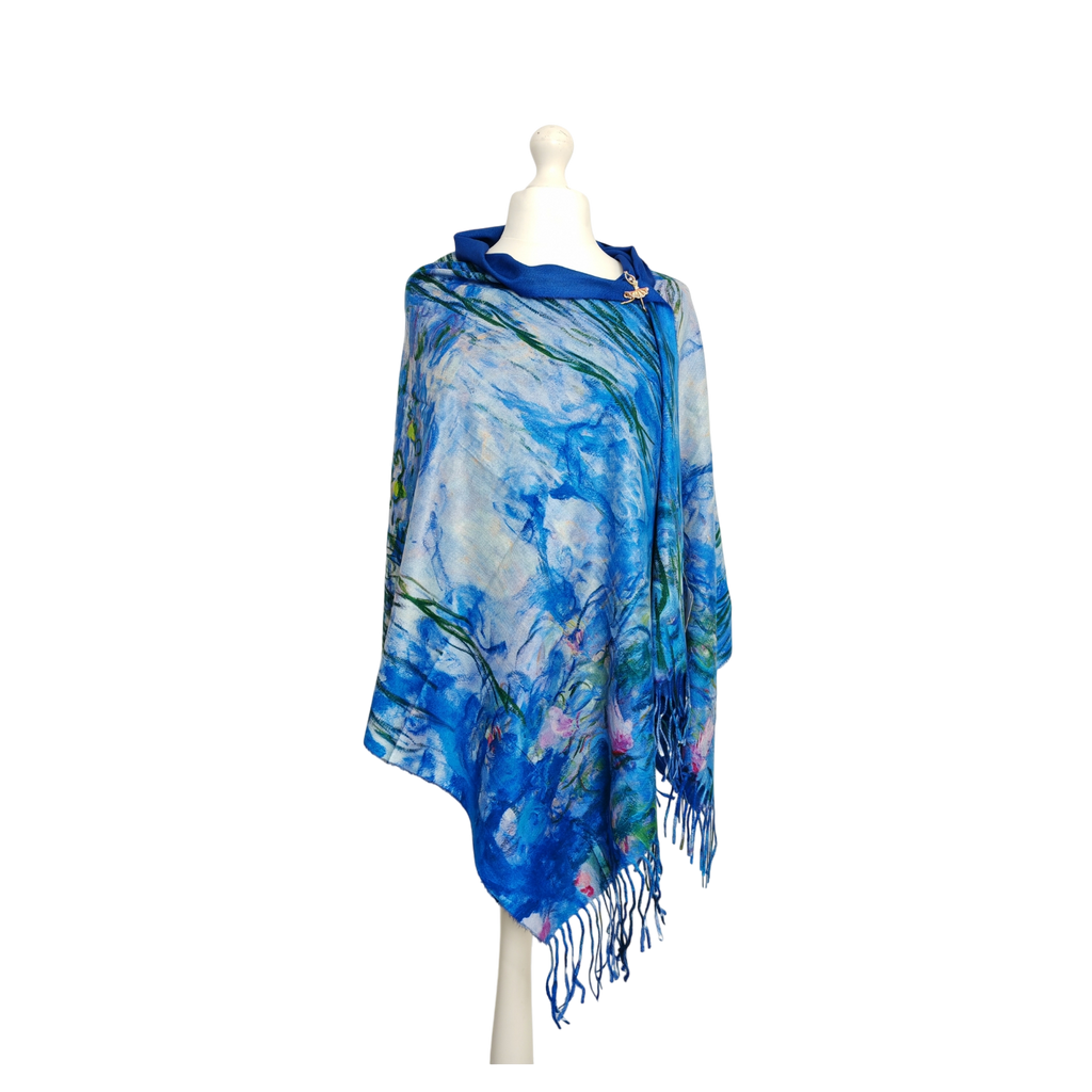 Monet's Water Lilies  – Printed Artist Scarf