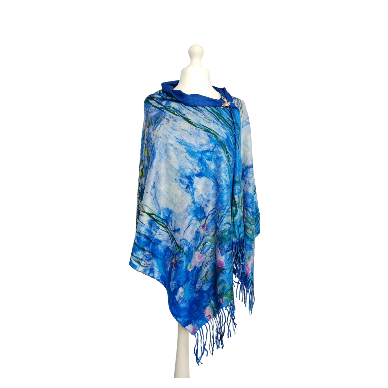 Monet's Water Lilies  – Printed Artist Scarf