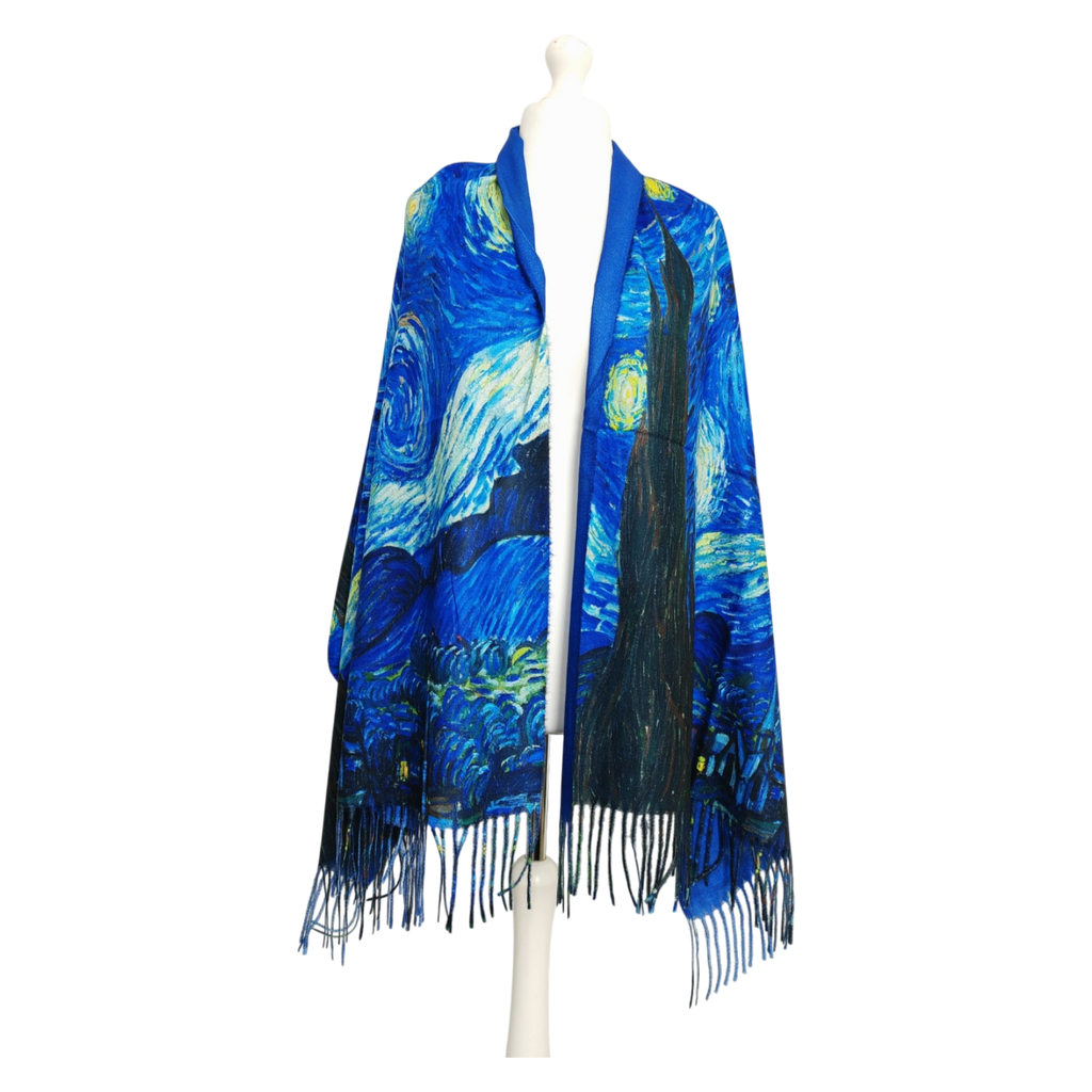 Van Gogh's Starry Night – Printed Artist Scarf