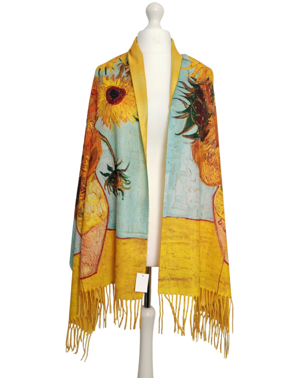 Van Gogh's Sunflowers – Printed Artist Scarf