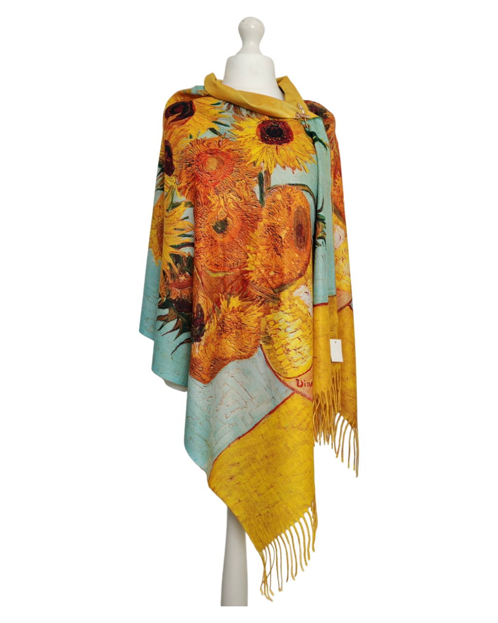 Van Gogh's Sunflowers – Printed Artist Scarf