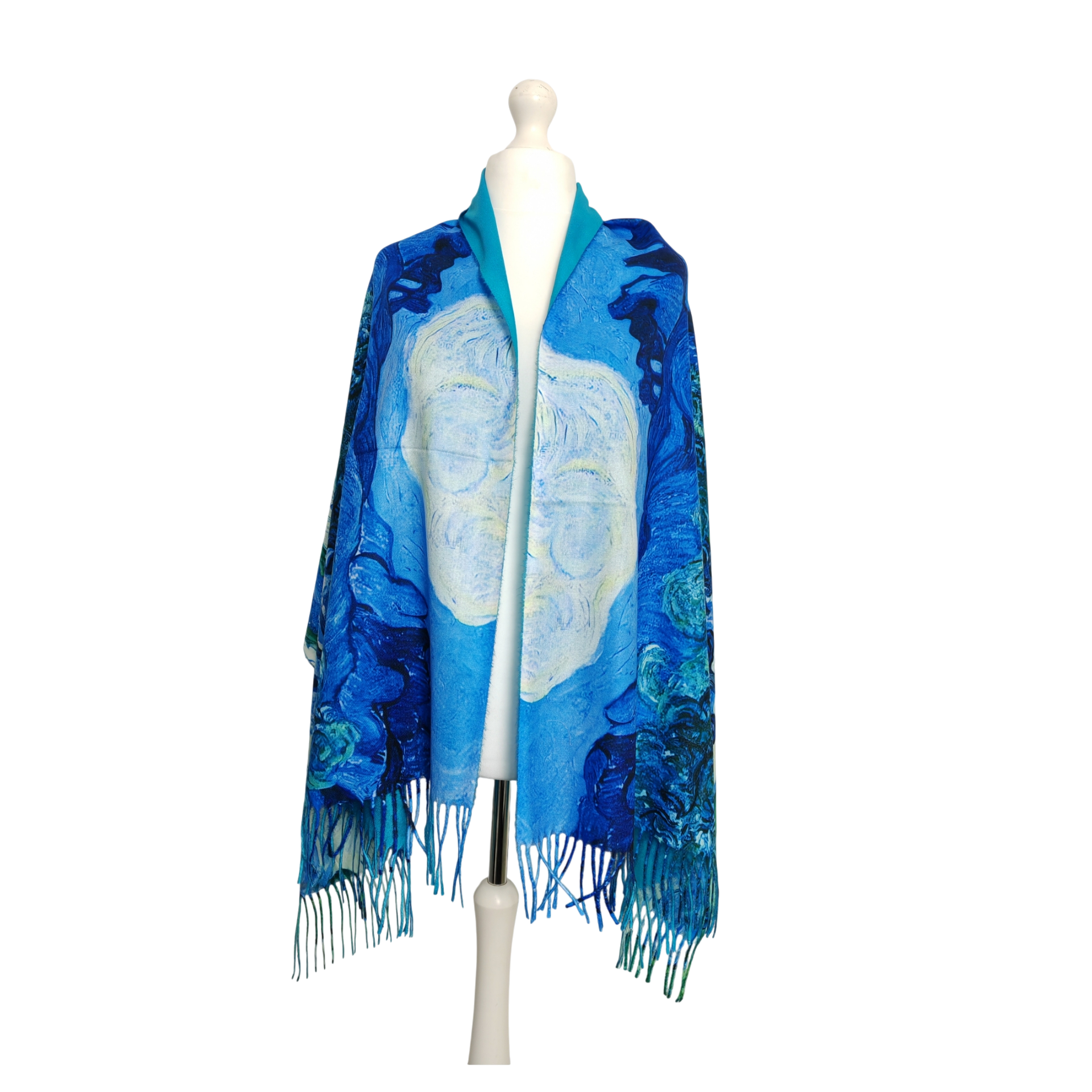 Olive Trees with the Alpilles – Printed Artist Scarf