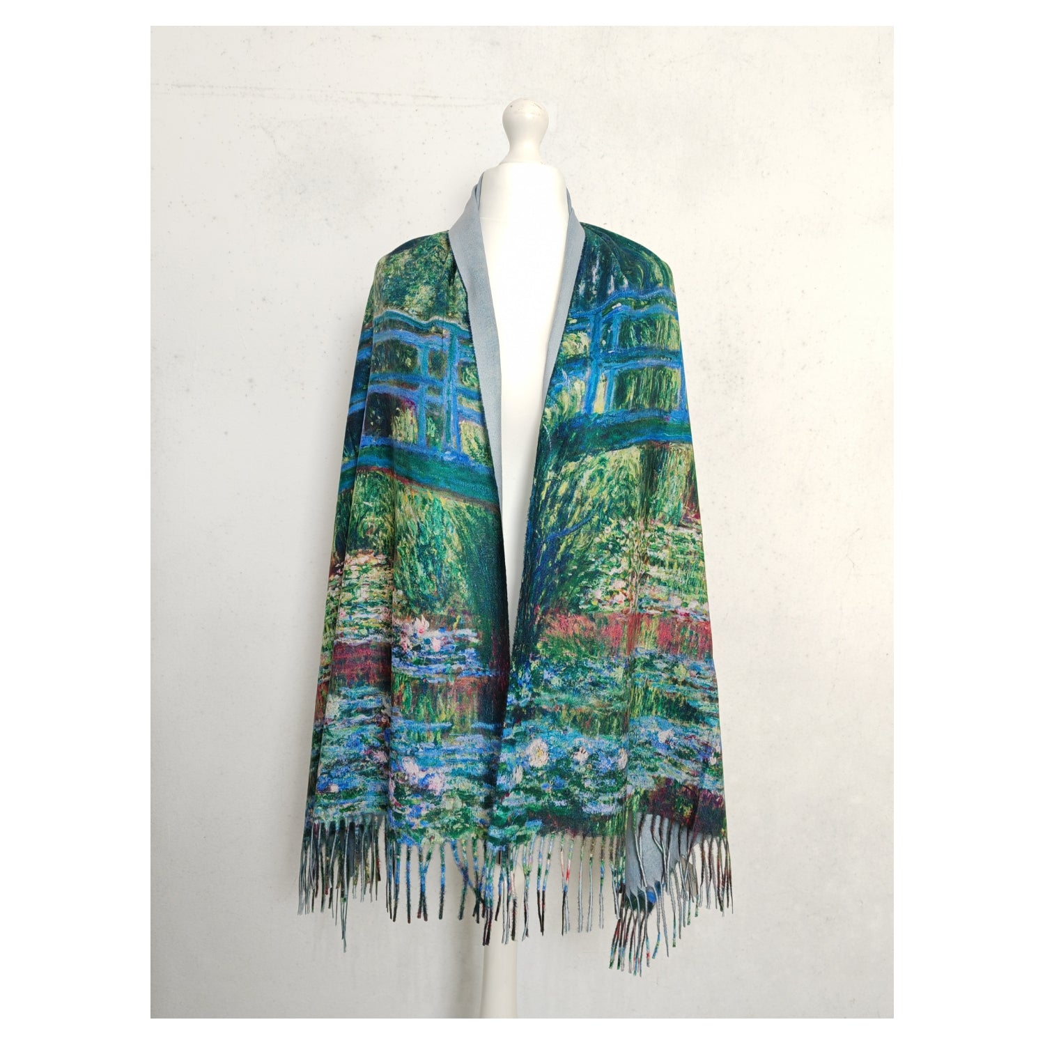 Van Gogh's The Japanese Footbridge (bright) – Printed Artist Scarf