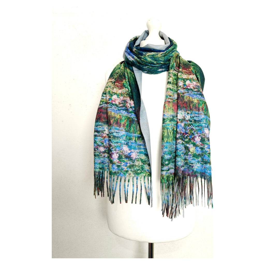Van Gogh's The Japanese Footbridge (bright) – Printed Artist Scarf