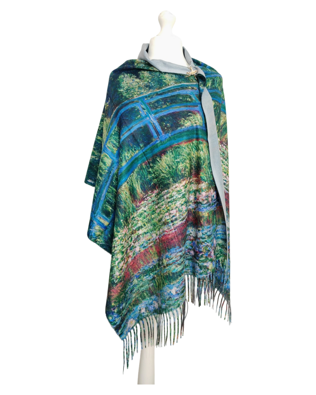 Van Gogh's The Japanese Footbridge (bright) – Printed Artist Scarf