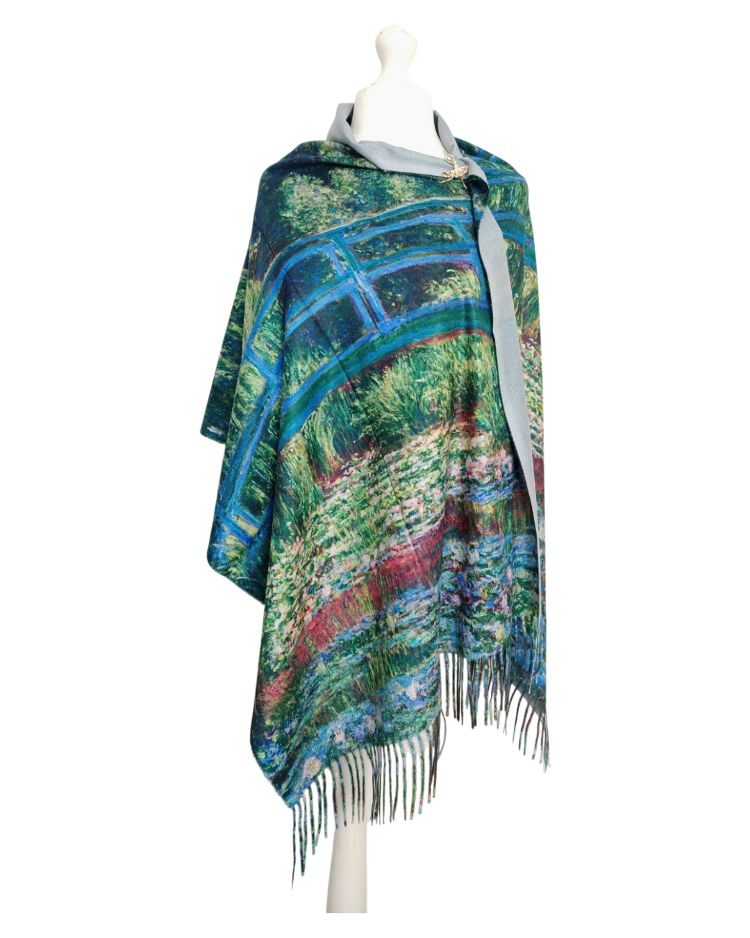 Van Gogh's The Japanese Footbridge (bright) – Printed Artist Scarf