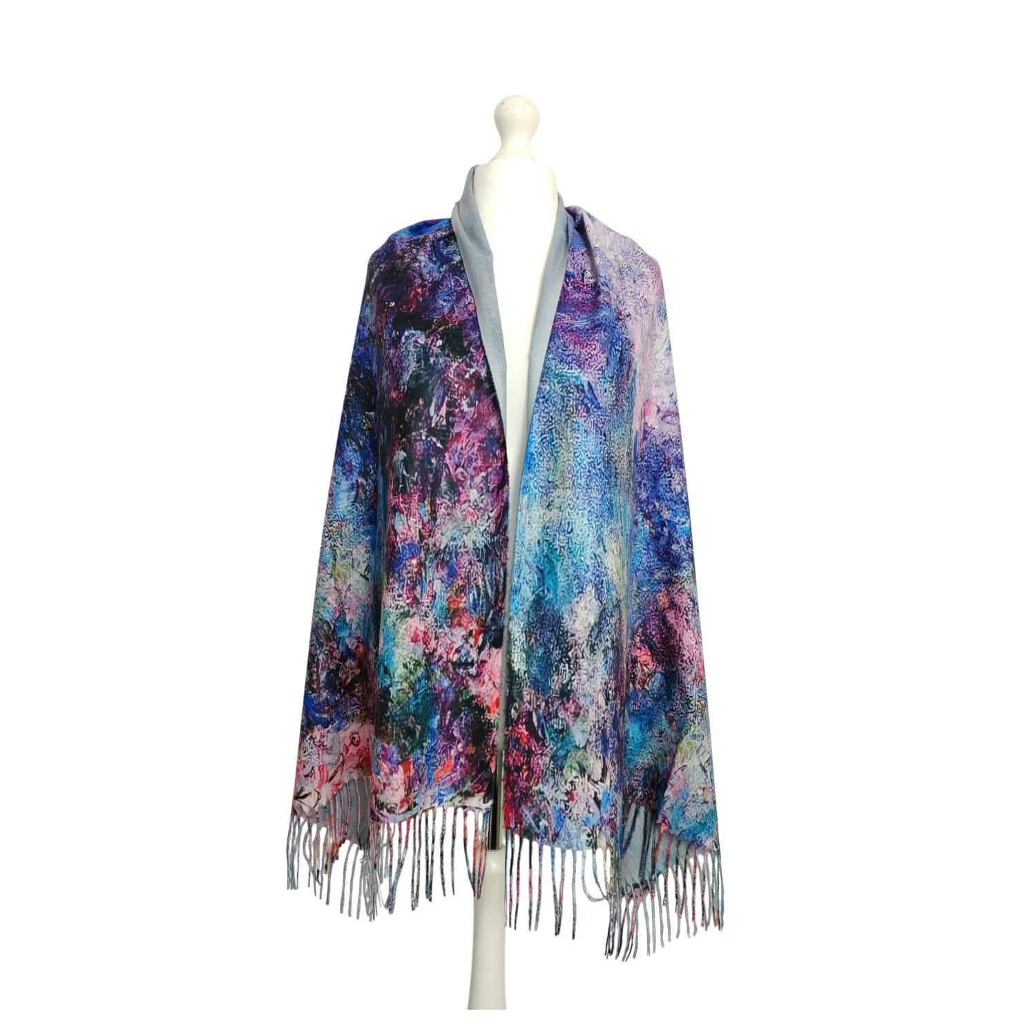 The House in the Rose Garden – Printed Artist Scarf Shawl Wrap