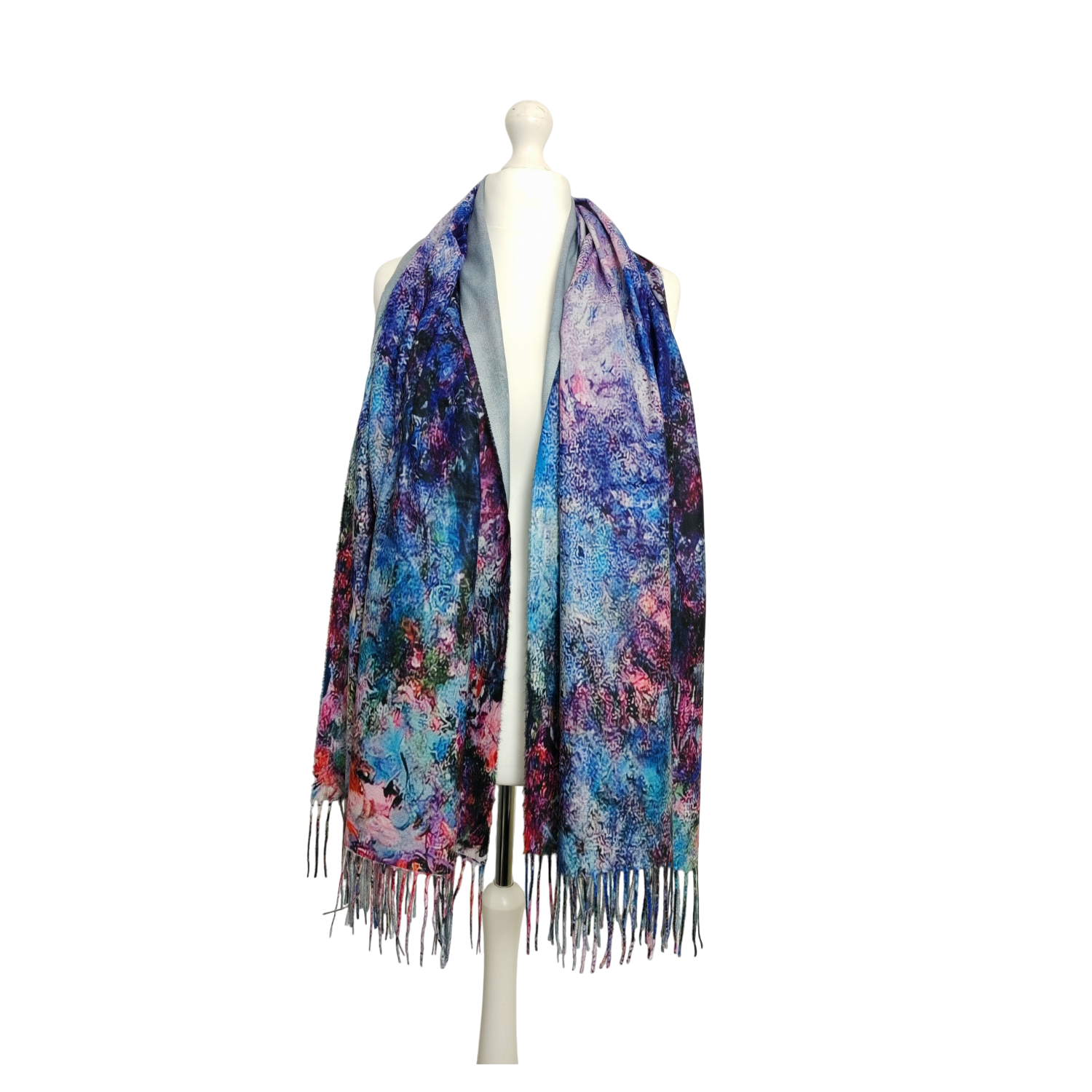 The House in the Rose Garden – Printed Artist Scarf Shawl Wrap