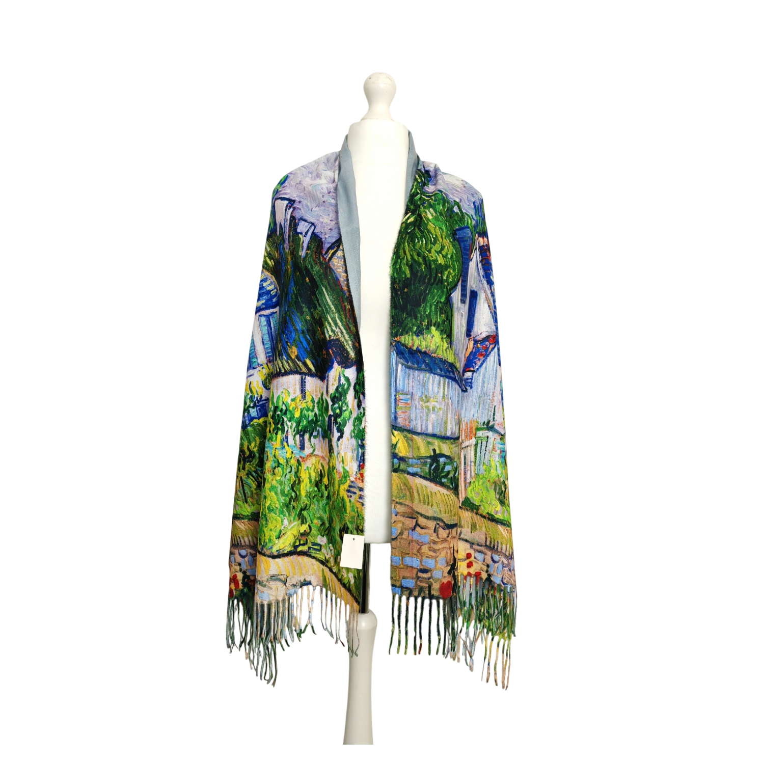 Van Gogh's Houses at Auvers – Printed Artist Scarf