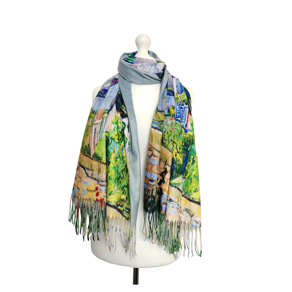 Van Gogh's Houses at Auvers – Printed Artist Scarf