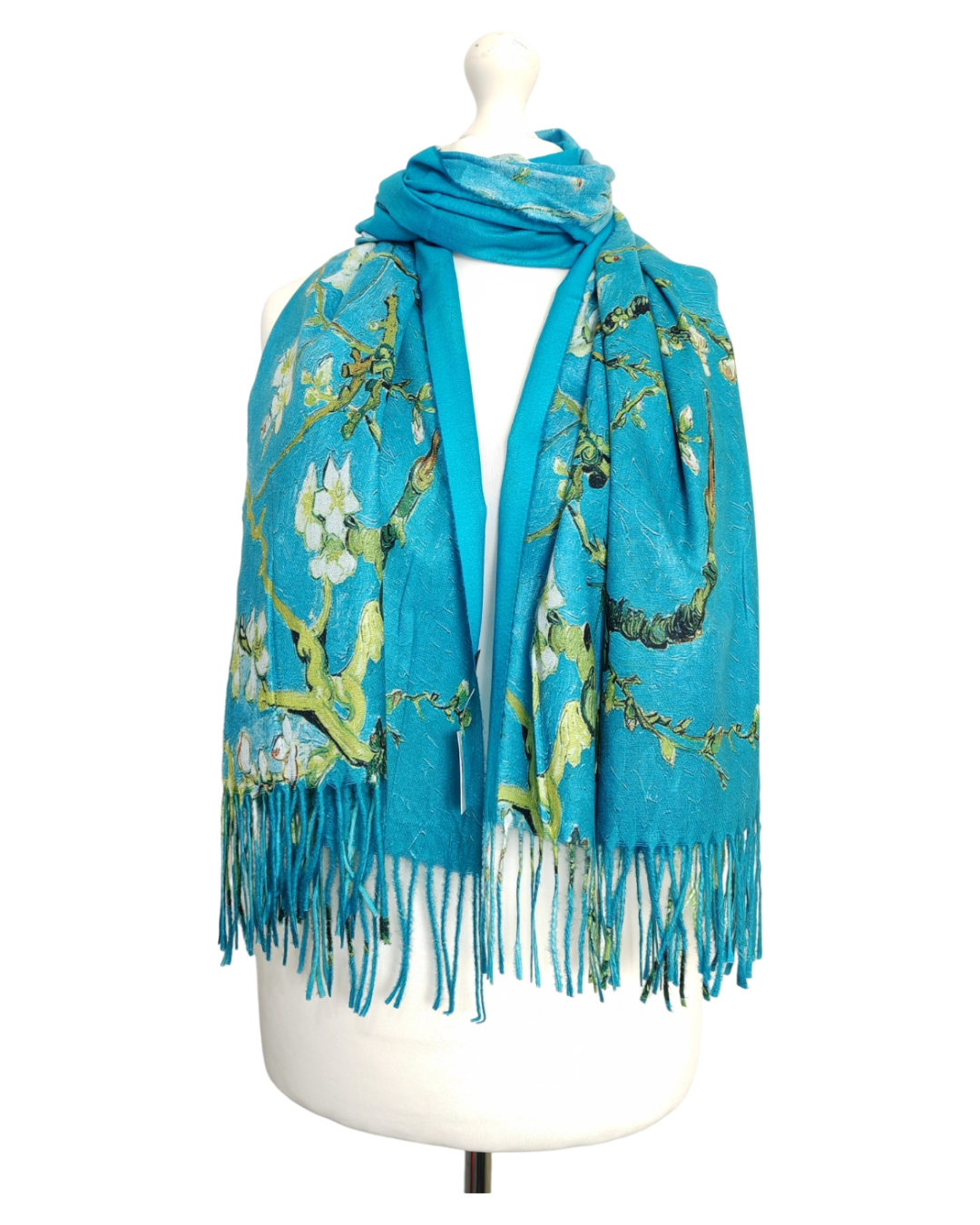 Van Gogh's Almond Blossom – Printed Artist Scarf