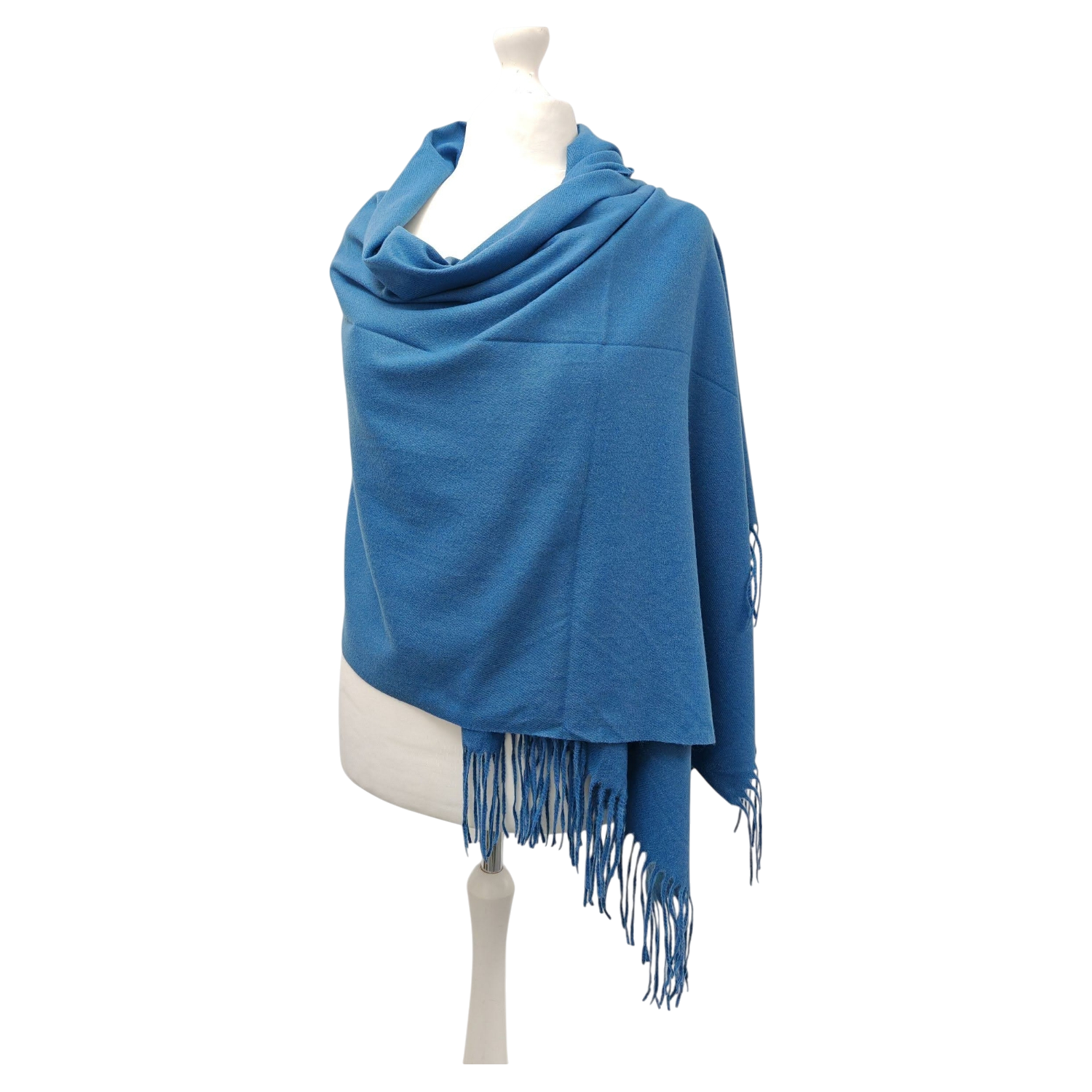 Super Soft Plain Classic Cashmere Scarf – Navy