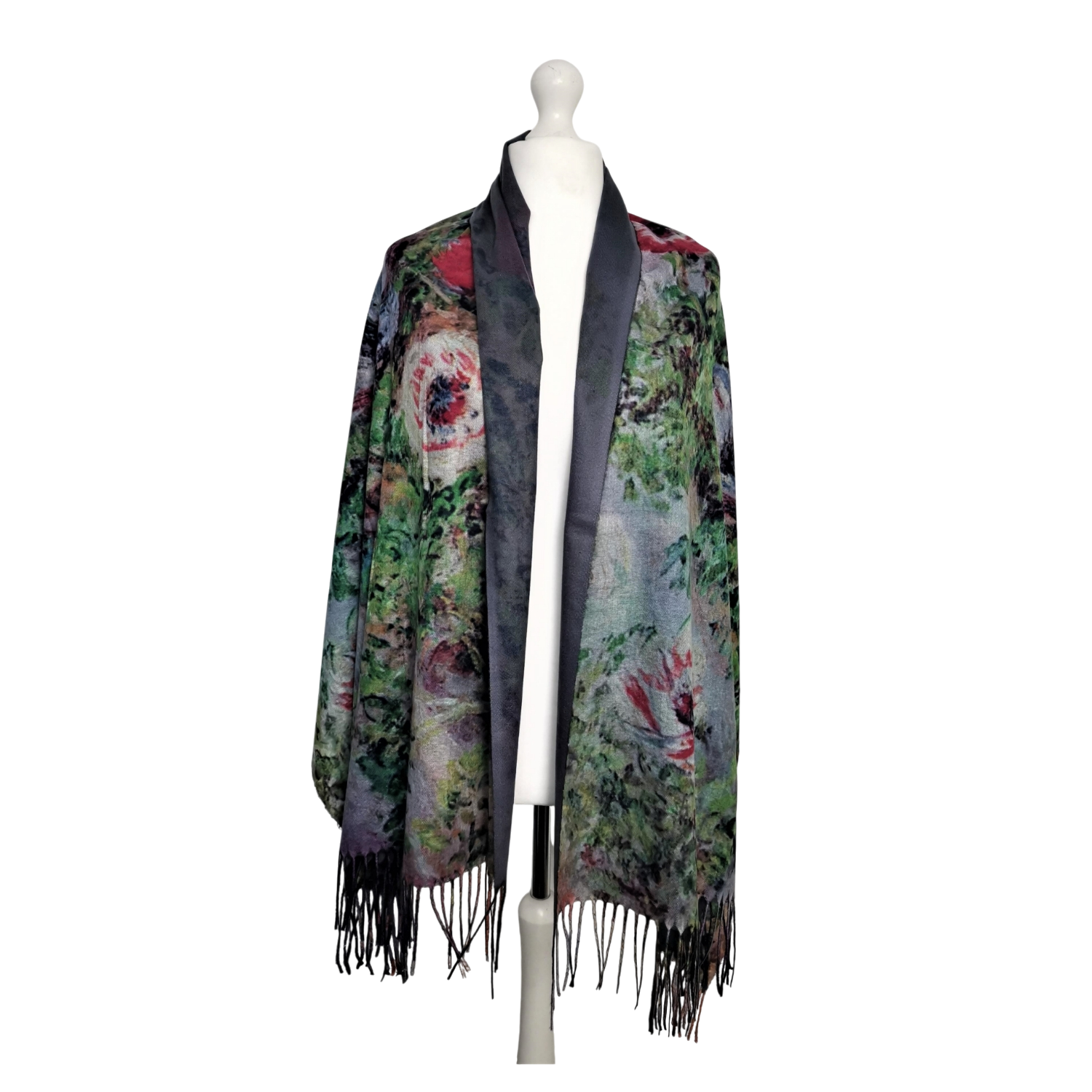 Still Life with Anemones – Printed Artist Scarf