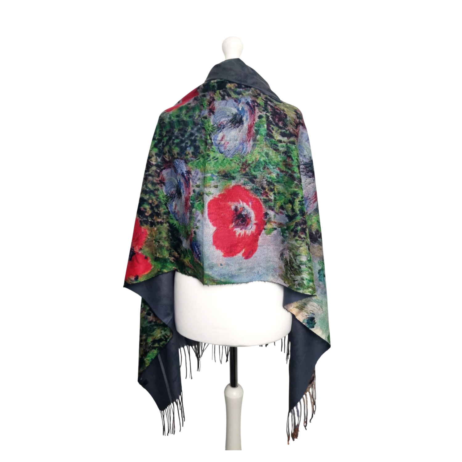 Still Life with Anemones – Printed Artist Scarf