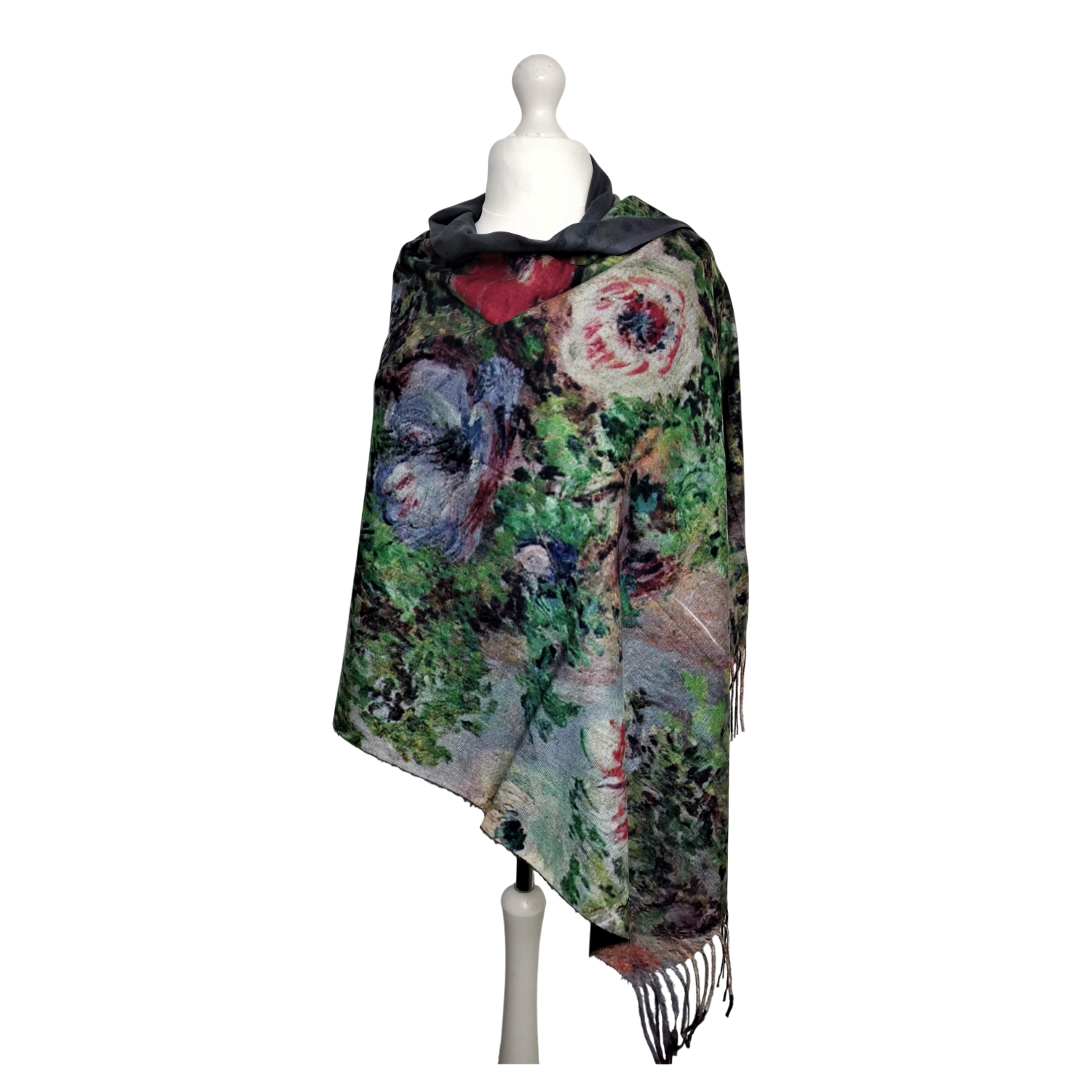 Still Life with Anemones – Printed Artist Scarf
