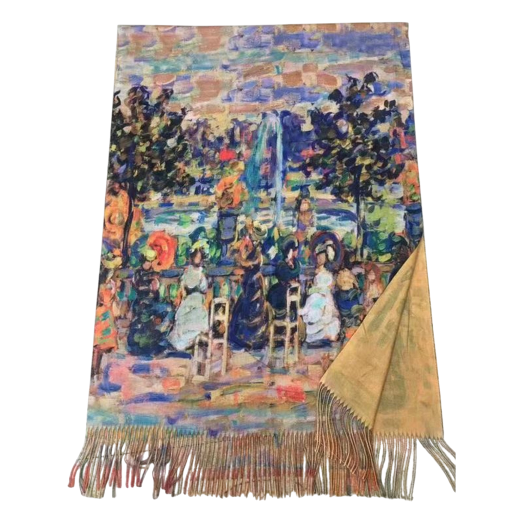 Henri Matisse's Luxembourg Gardens – Printed Artist Scarf