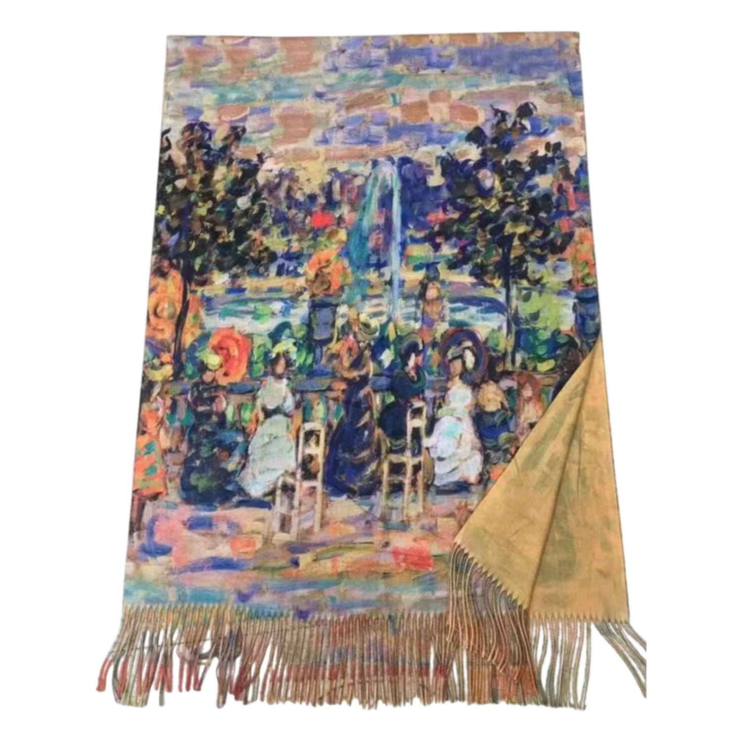 Henri Matisse's Luxembourg Gardens – Printed Artist Scarf