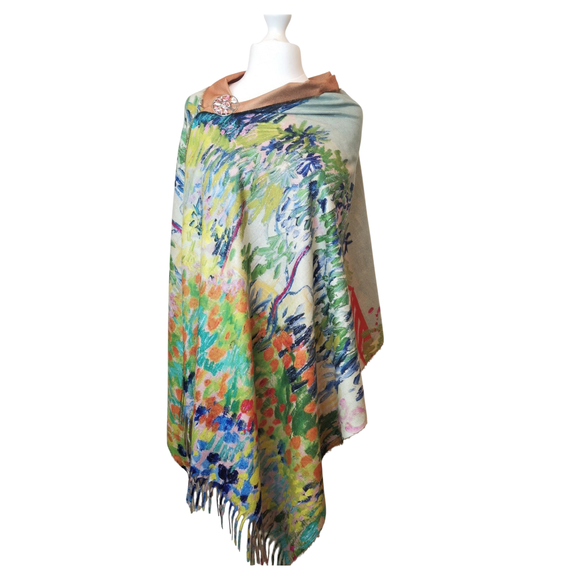 Tree in the Garden – Printed Artist Scarf