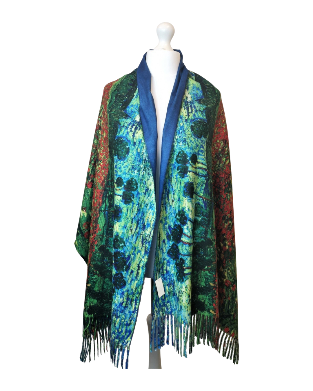 Van Gogh's Poppy Field – Printed Artist Scarf