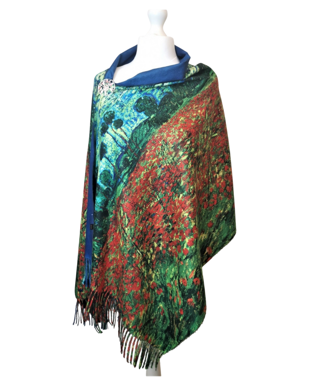 Van Gogh's Poppy Field – Printed Artist Scarf