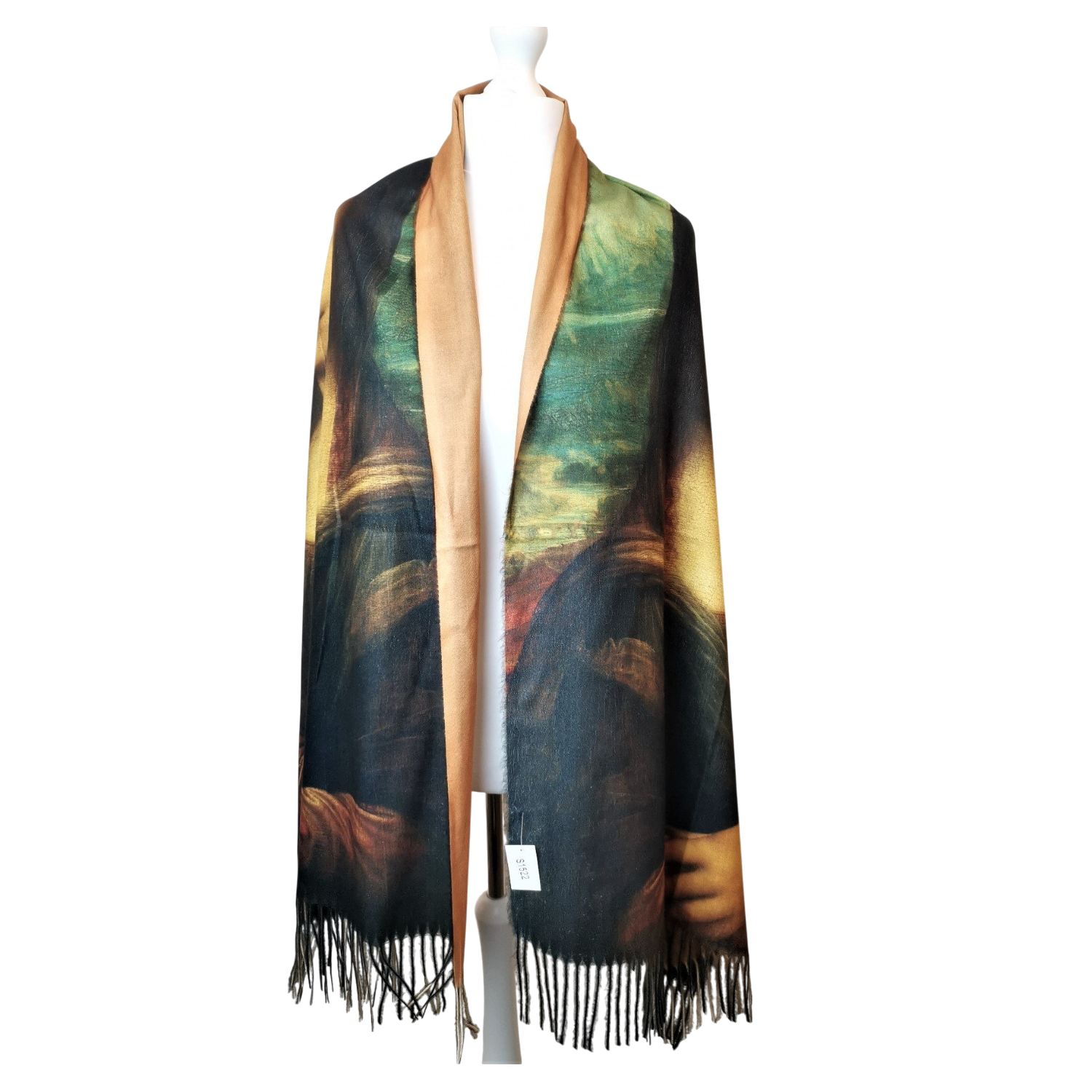 Leonardo da Vinci's Mona Lisa – Printed Artist Scarf