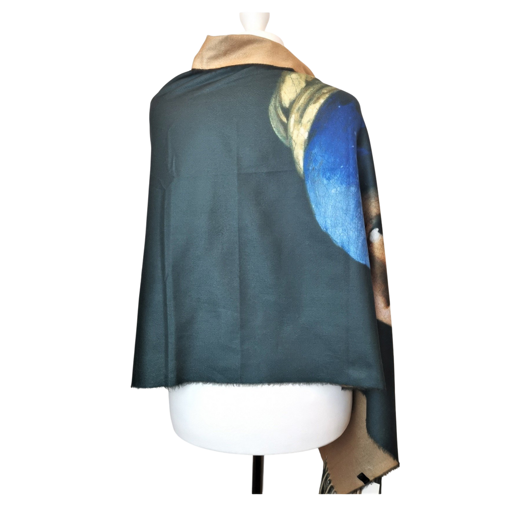 Girl with a Pearl Earring – Printed Artist Scarf