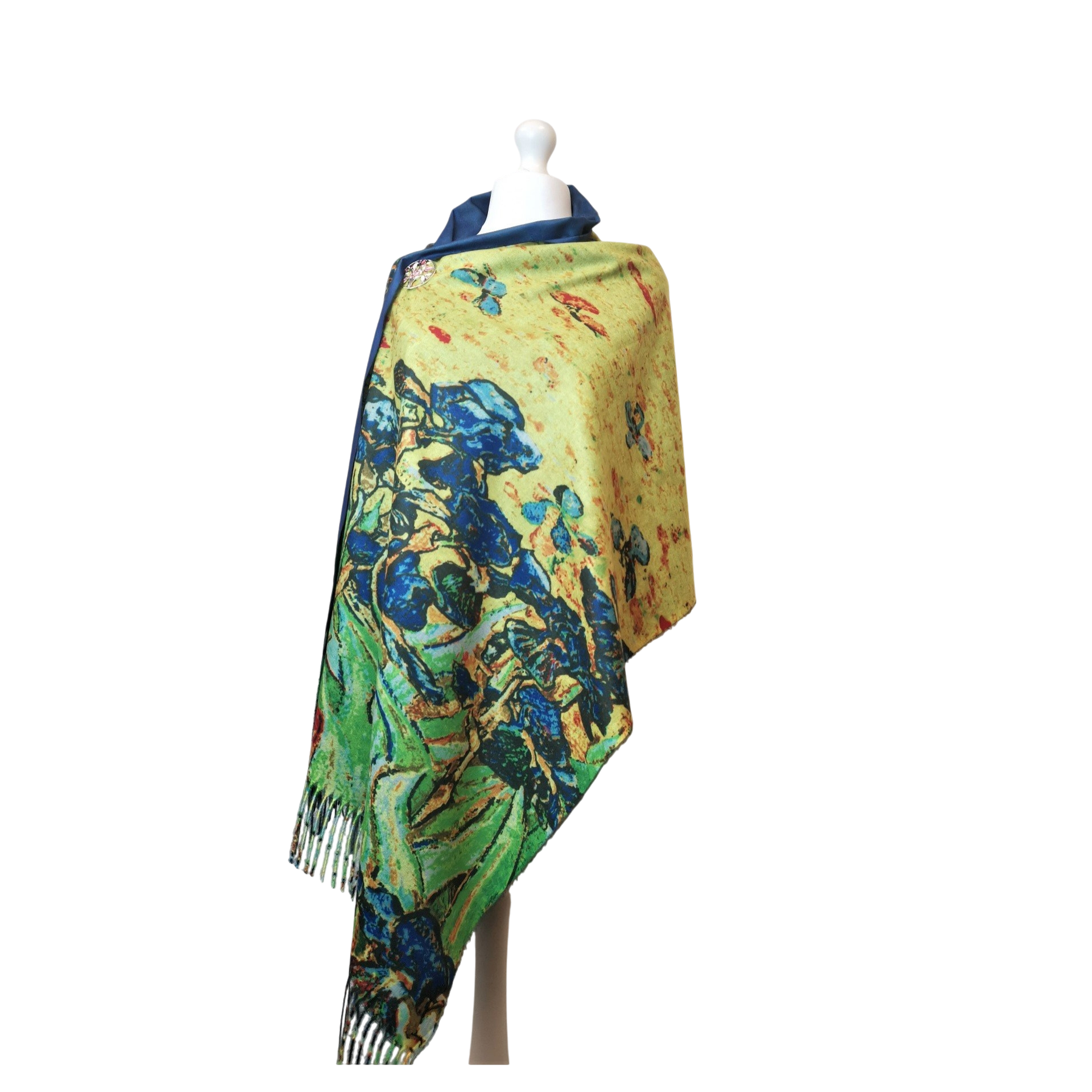 Van Gogh's Irises – Printed Artist Scarf